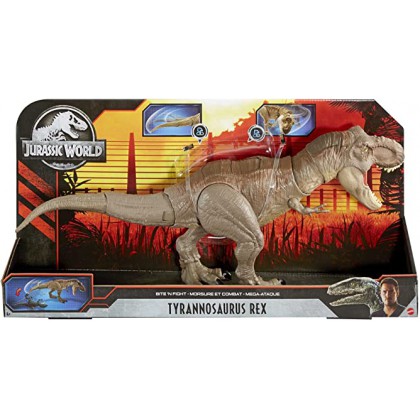 Jurassic World Tyrannosaurus Rex Mattel "Bite and fight"